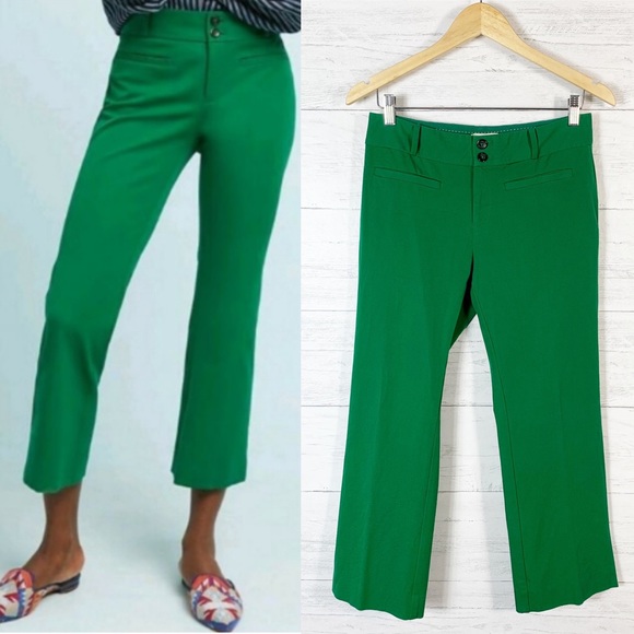 Anthropologie Pants - Anthropologie The Essential Cropped Flare Pant 4